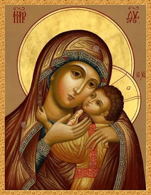 Открытка Корсунская икона Божией Матери